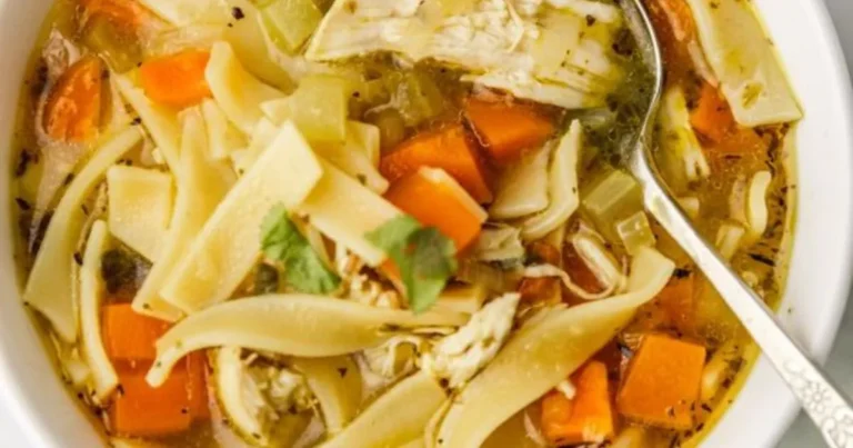 Easy Chicken Noodle Soup Recipe